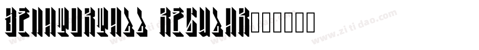 SenatorTall Regular字体转换